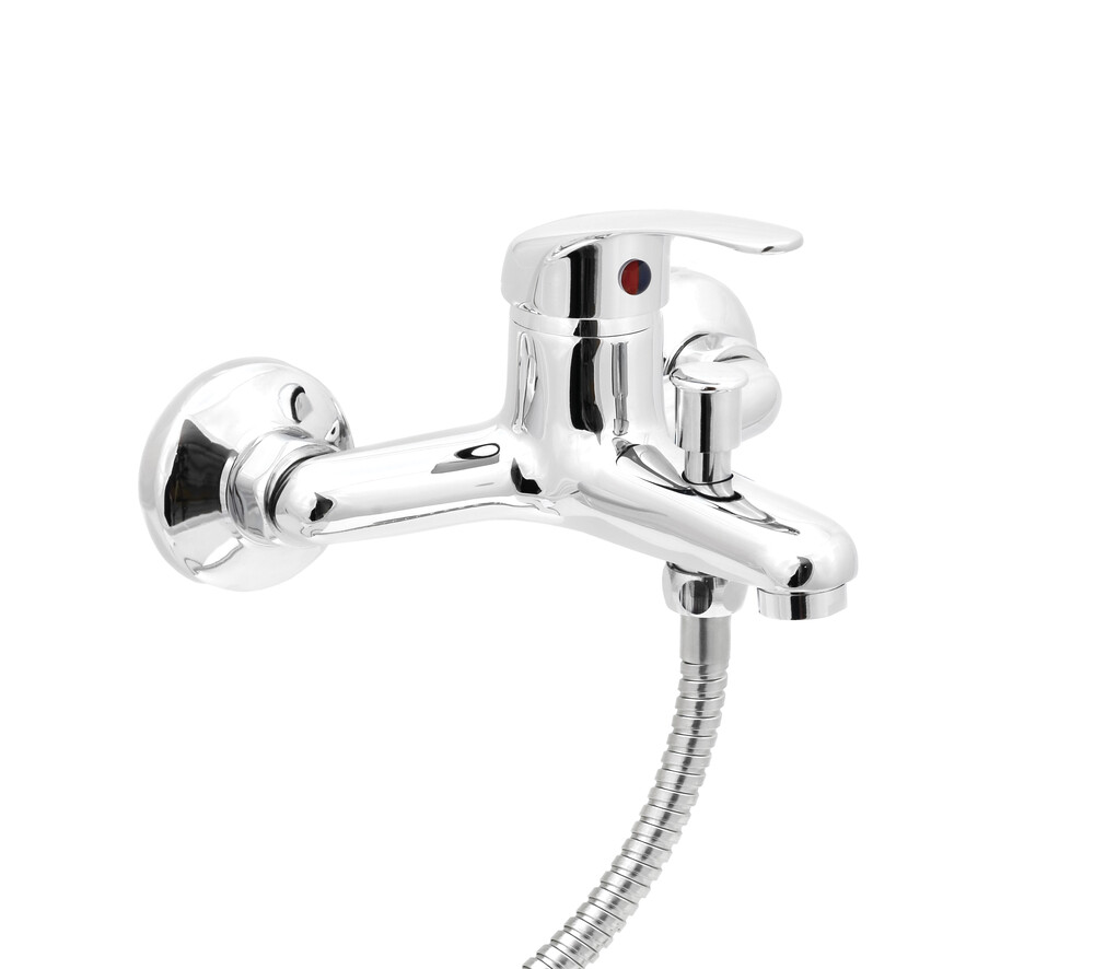 Смеситель Ванна SANTREK AQUA-715  "STANDART" шар. d-35 SB58 короткий литой нос