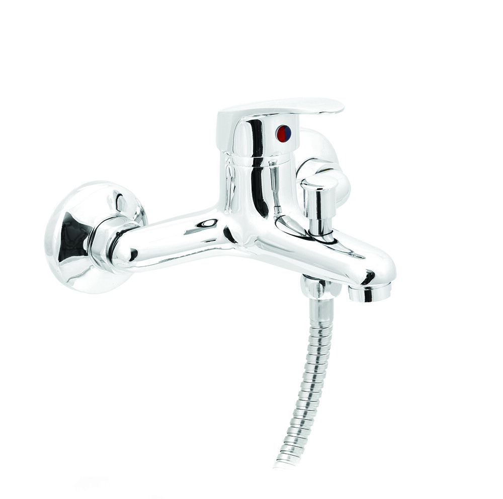 Смеситель Ванна SANTREK AQUA-715  "STANDART" шар. d-35 SB90 короткий литой нос