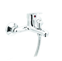 Смеситель Ванна SANTREK AQUA-715  "STANDART" шар. d-35 SB90 короткий литой нос