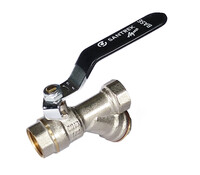 Кран вода SANTREK AQUA Base  1/2" с фильтром руч. PN 20