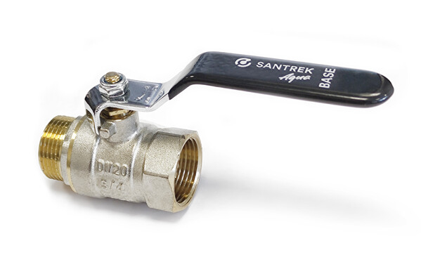 Кран вода SANTREK AQUA Base  3/4" г/ш руч PN 25