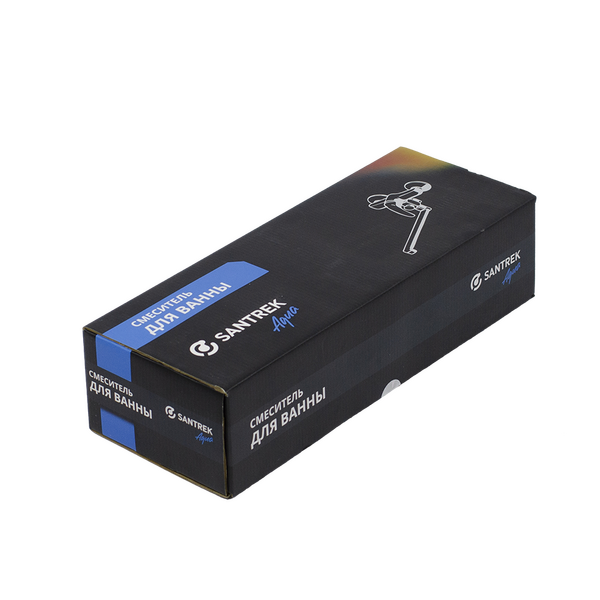 Смеситель Ванна SANTREK AQUA TESSA шар. d-35, картридж. перекл., плоский нос (SANTREK AQUA TE910)