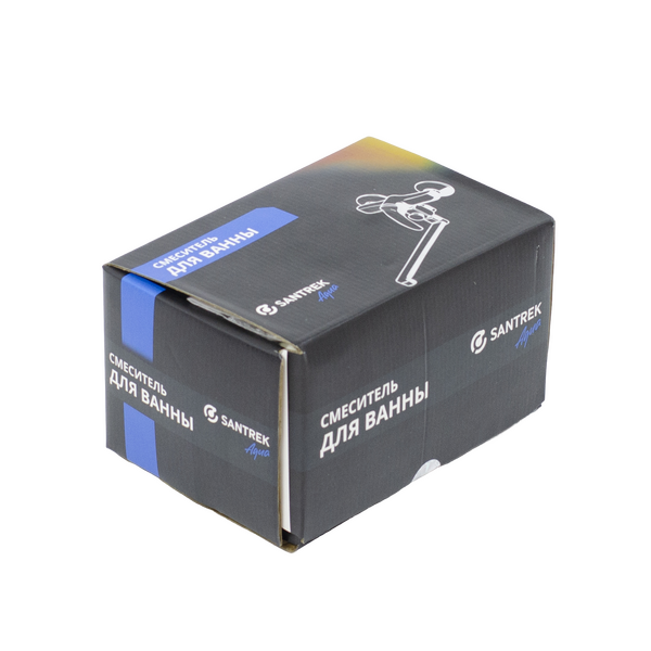 Смеситель Ванна SANTREK AQUA MARIO шар.d-35, картридж.перекл, кор. поворот. излив (16см) (SANTREK AQUA MA922)