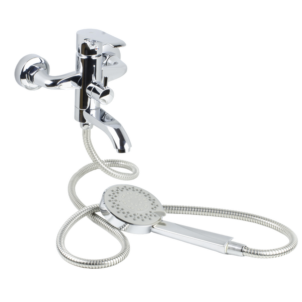 Смеситель Ванна SANTREK AQUA MARIO шар.d-35, картридж.перекл, кор. поворот. излив (16см) (SANTREK AQUA MA922)