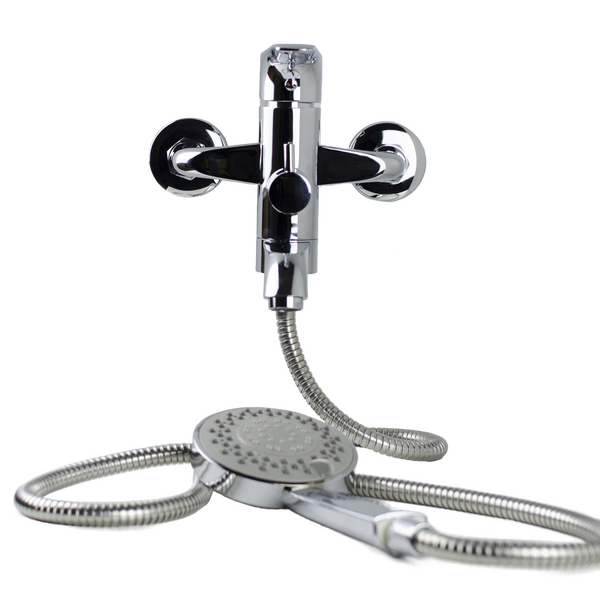 Смеситель Ванна SANTREK AQUA MARIO шар.d-35, картридж.перекл, кор. поворот. излив (16см) (SANTREK AQUA MA922)