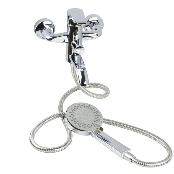 Смеситель Ванна SANTREK AQUA MARIO шар.d-35, картридж.перекл, кор. поворот. излив (16см) (SANTREK AQUA MA922)