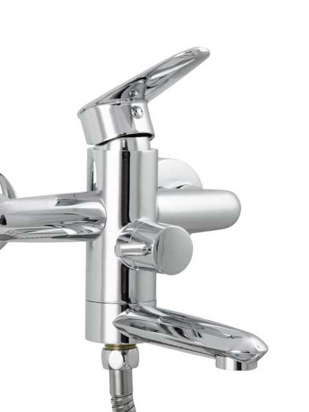 Смеситель Ванна SANTREK AQUA TESSA шар.d-35, картридж.перекл, кор. поворот. излив (16см) (SANTREK AQUA TE921)