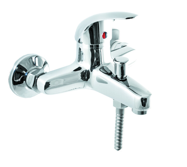 Смеситель Ванна SANTREK AQUA-515  "MODERN" шар. d-40 SB71 короткий литой нос