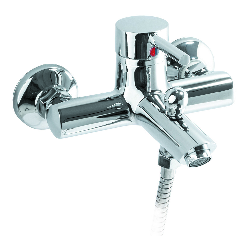 Смеситель Ванна SANTREK AQUA-518  "MODERN" шар. d-40 SB34 короткий литой нос 