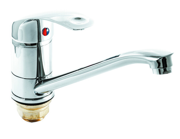 Смеситель Кухня SANTREK AQUA-620  "MODERN" шар. d-40 на гайке SB70