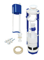 Арматура РБМ АС-17.1 нижняя подводка, Кнопка белая, универсальный клапан