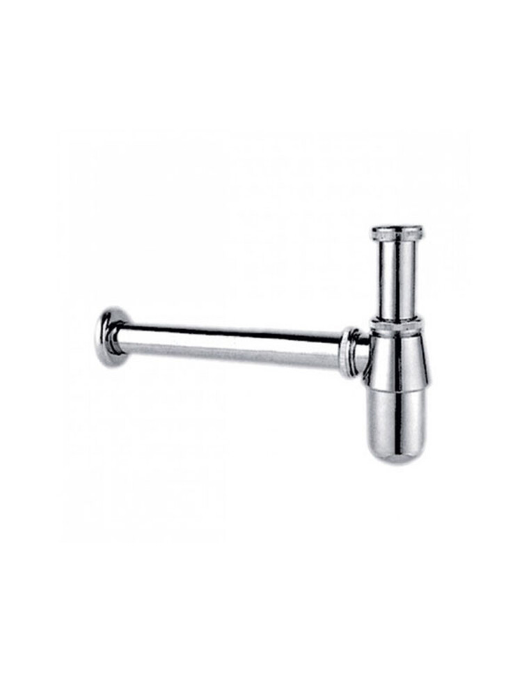 Сифон для раковины L80 (LEDEME) БЕЗ ВЫПУСКА, с трубкой