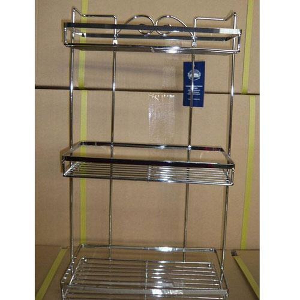 Полка прямая плоский борт 3-х ярусная XSQ-919