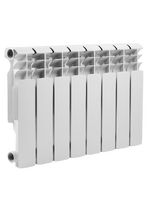 Радиатор алюминиевый SANTREK 350х80  8 секций (109 Вт/1 секц.)