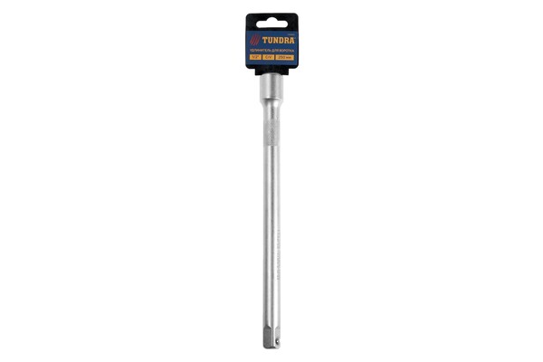 Удлинитель для воротка ТУНДРА, квадрат 1/2", 250 мм, CrV 1123603