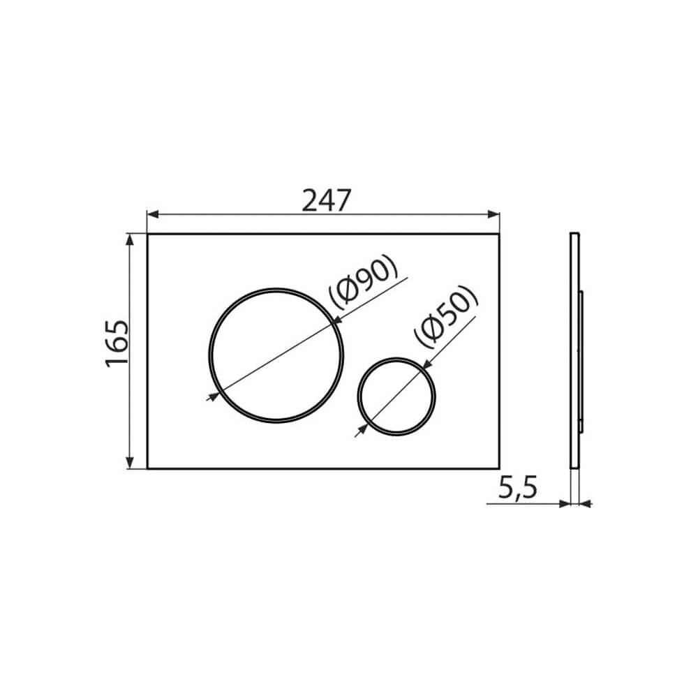 Инсталляция AlcaPlast (набор 4 в1) каркас AM101/1120, кнопка M670-VE-01(белая), плита M91, крепеж