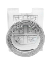 Бордюрная лента д/ванной 3,35м х 38 мм СЕРАЯ Россия, Москва