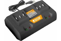 SBC1822 зарядное устройство Sturm! 1BatterySystem 18 В, 2х4 А для двух батарей