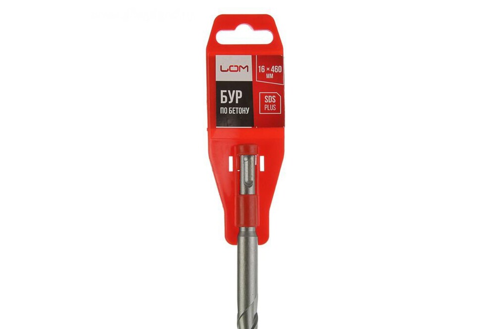 Бур по бетону ЛОМ, SDS-plus, 16 х 460 мм 1864739