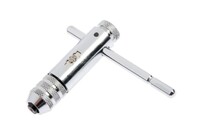 Вороток-трещотка для метчиков ТУНДРА, Т-образный, хромированный, М3 - М8 2705956