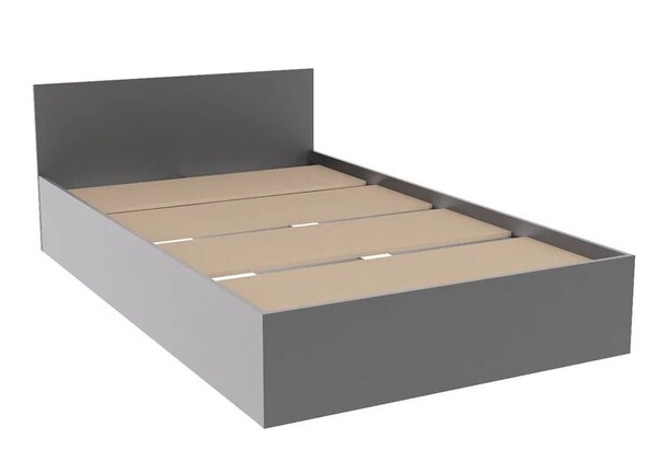 МС Мори Кровать КРМ 1200.1 Графит 1235х650х2032 (2 места) 