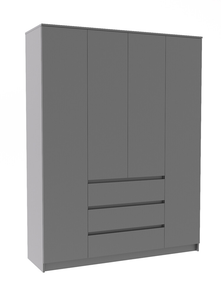 МС Мори Шкаф МШ 1600.1/1600 Графит (4 места)