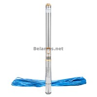Центробежный скважинный насос BELAMOS 3TF-45/3 нерж. (550 Вт, 3000л/ч, 47м, каб. 20м)