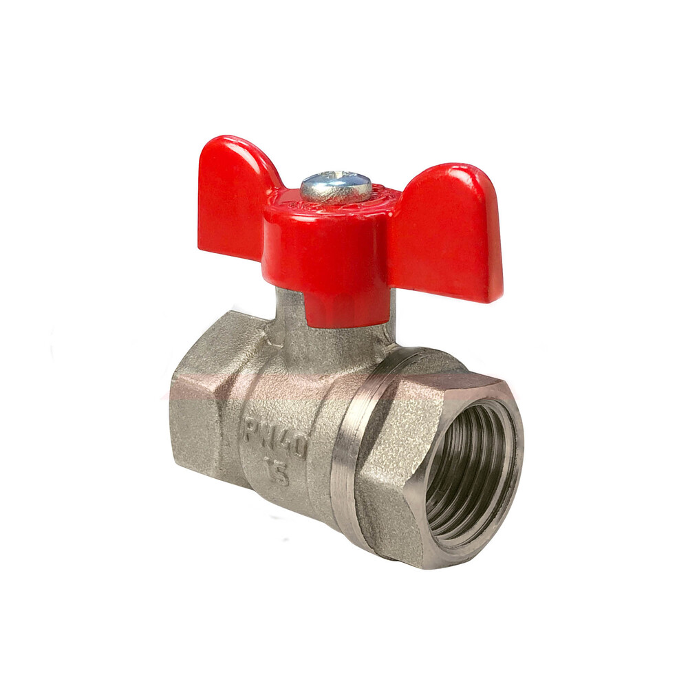 Кран вода 11Б27фт1М 3/4 ш/ш баб НИКЕЛИР-Й VALFEX