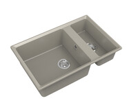 Мойка для кухни GranFest Композит LEVEL 760K 1,5 чаши 760*500 мм (LV-760K топаз)