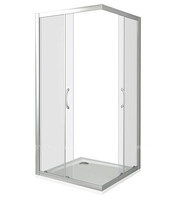 Душ.ограждение GOOD DOOR LATTE CR- 120-80-C-WE стекло Прозрачное 5мм (без поддона и автослива)