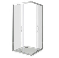 Душ.ограждение GOOD DOOR LATTE CR- 120-90-C-WE стекло Прозрачное 5мм (без поддона и автослива)
