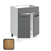 Стол под мойку МУВИ, М600 Дуб Крафт Золотой (810х600х450) (1162)