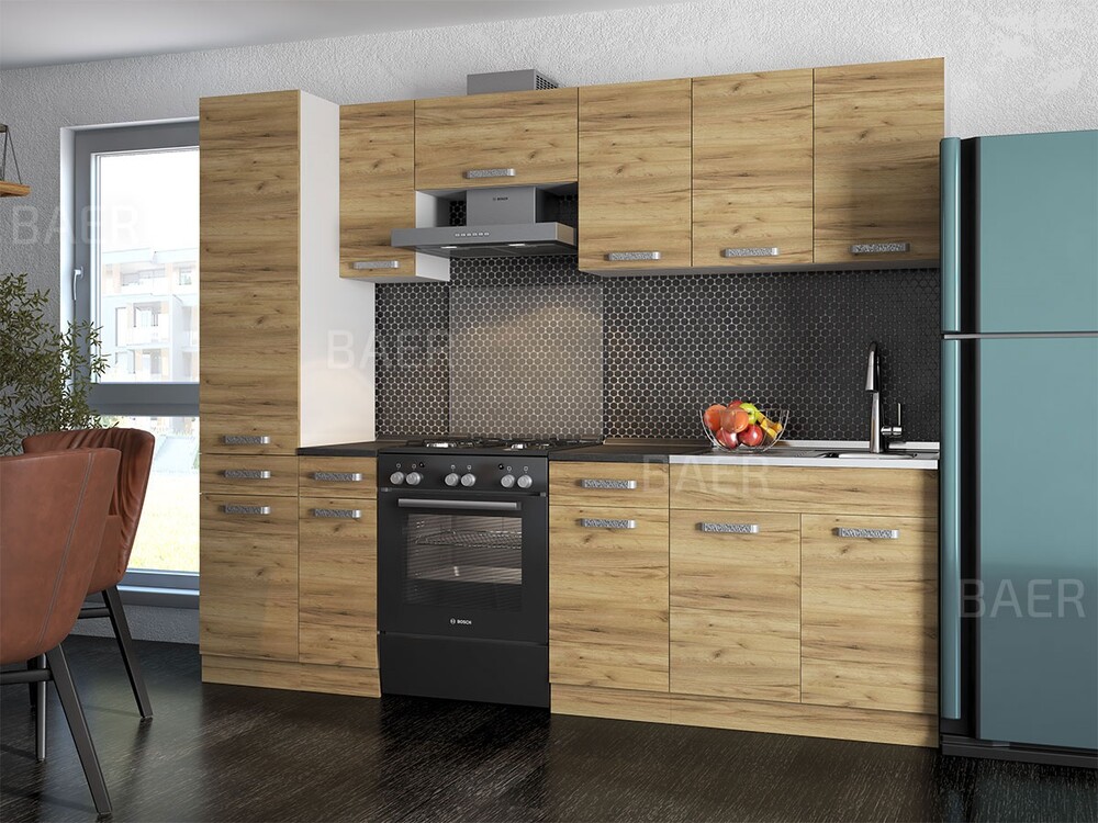 Шкаф навесной МУВИ, В6-400 Дуб Крафт Золотой (626х400х290) (1173)