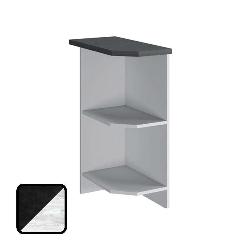 Стол торцевой НИКА, НТ285 (840х285х503) левый, Столешница Луна