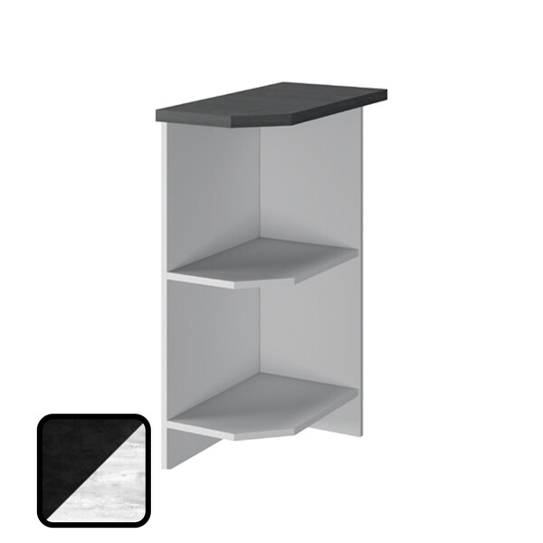 Стол торцевой НИКА, НТ285 (840х285х503) правый, Столешница Луна