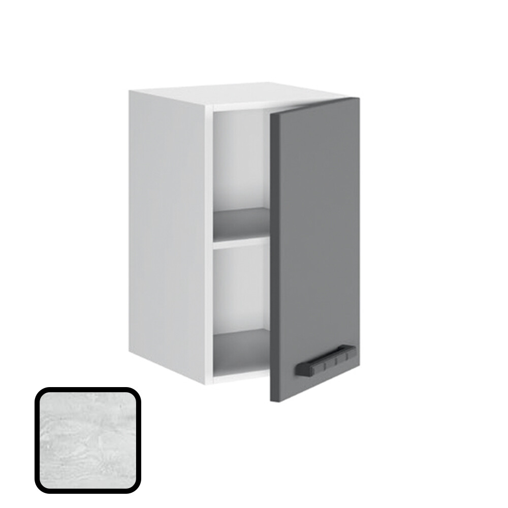 Шкаф навесной НИКА, В6-400 Бетон Пайн (626х400х290) (1219)