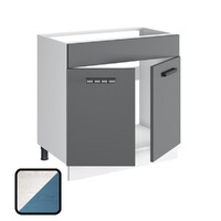 Стол под мойку ОДРИ-1, М800 Фактурный Синий (810х800х450) (1278)