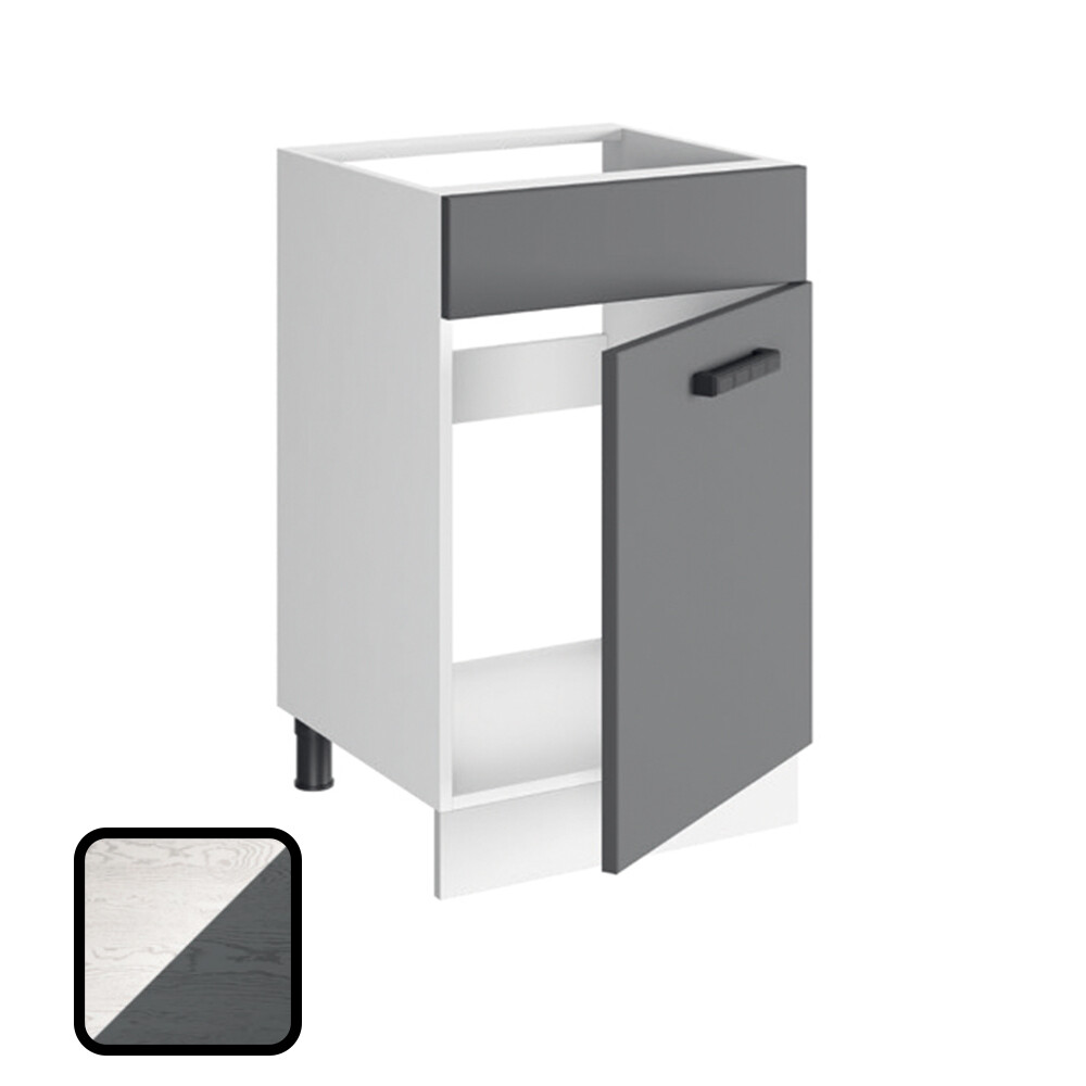 Стол под мойку ОДРИ-2, М500 Фактурный Серый (810х500х450) (1299)