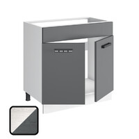 Стол под мойку ОДРИ-2, М800 Фактурный Серый (810х800х450) (1301)