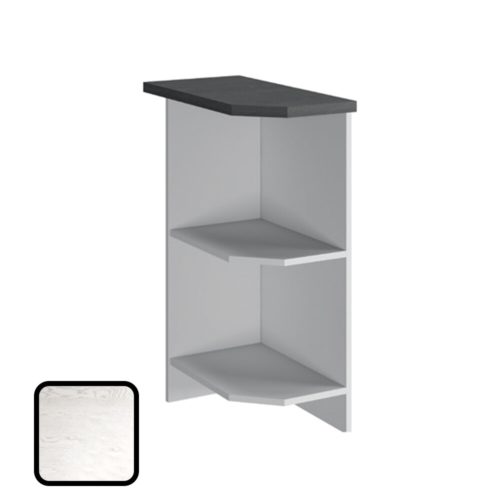 Стол торцевой ОДРИ-2, НТ285 (840х285х503) левый, Столешница Мрамор итальянский