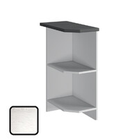 Стол торцевой ОДРИ-2, НТ285 (840х285х503) левый, Столешница Мрамор итальянский