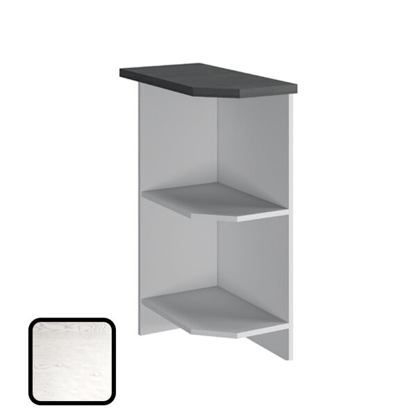 Стол торцевой ОДРИ-2, НТ285 (840х285х503) левый, Столешница Мрамор итальянский