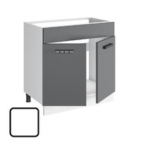 Стол под мойку СИТИ-1, М800 Белый софт (810х800х450) (1324)