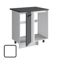 Стол разделочный угловой СИТИ-1, НУ1000 Белый софт (810х1000х450) Столешница Полярная Звезда