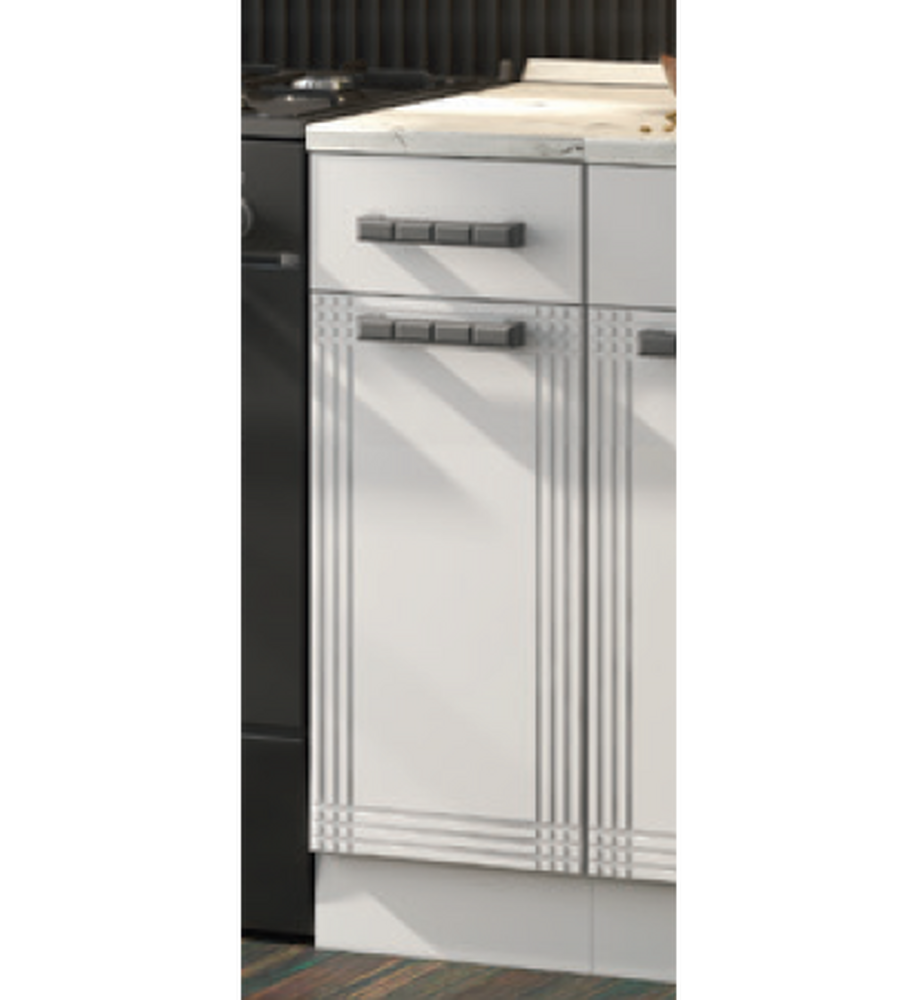 Стол разделочный СОФИ-1, 1 ящик Н300-1Я Белый Софт (810х300х450) Столешница Полярная звезда