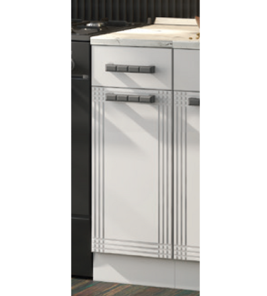 Стол разделочный СОФИ-1, 1 ящик Н300-1Я Белый Софт (810х300х450) Столешница Полярная звезда