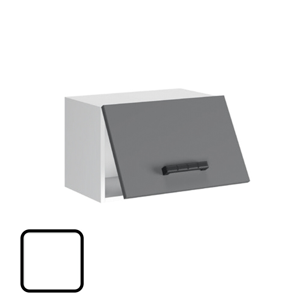 Полка над вытяжкой СОФИ-1, Г6-500 Белый Софт (310х500х290)