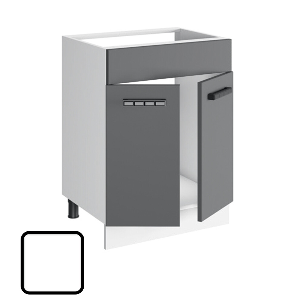 Стол под мойку СОФИ-2, М600 Белый Софт (810х600х450) (1392)