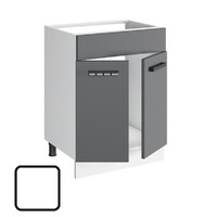 Стол под мойку СОФИ-2, М600 Белый Софт (810х600х450) (1392)