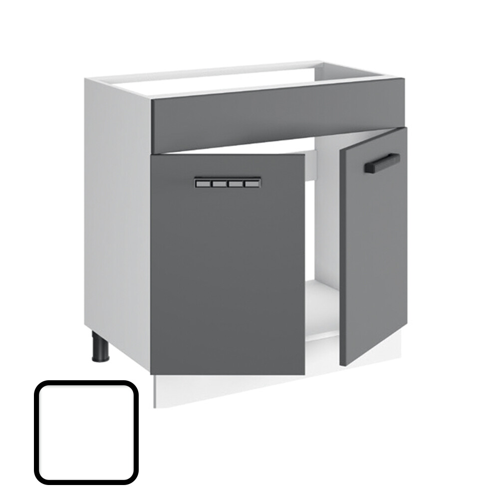 Стол под мойку СОФИ-2, М800 Белый Софт (810х800х450) (1393)